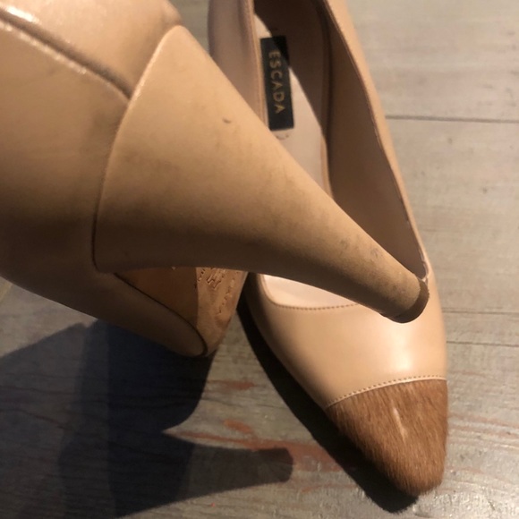 Escada Beige Heels - Picture 5 of 10